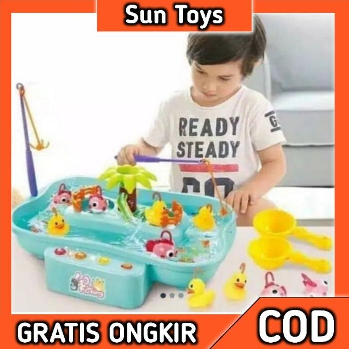 MAINAN FISHING GAME ELEKTRONIK DUCKLING FU-1116 PANCINGAN IKAN