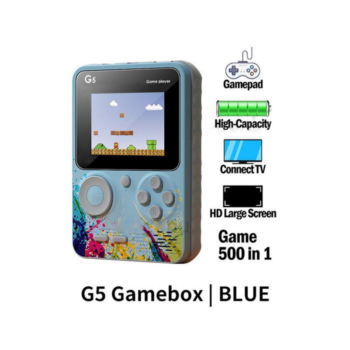 G5 Layar HD Console Machines 500 in 1 Connect to TV or Gamepad Mini Mainan Anak Gimbot Built-in Clas