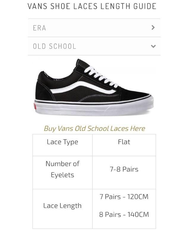 (Allthebest) Tali / Laces Sepatu Vans Original Untuk Old Skool & Era / Authentic