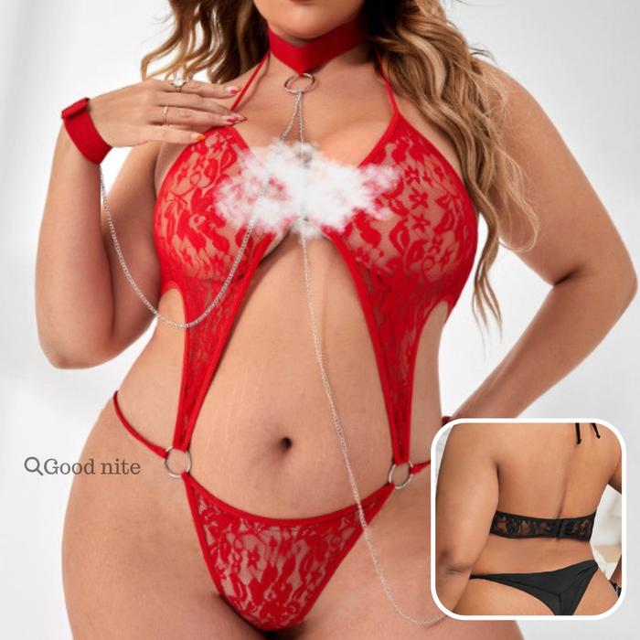 NEW PRODUK!!!! GN7727 lingerie big size super hot seksi transparan cosplay jumbo
