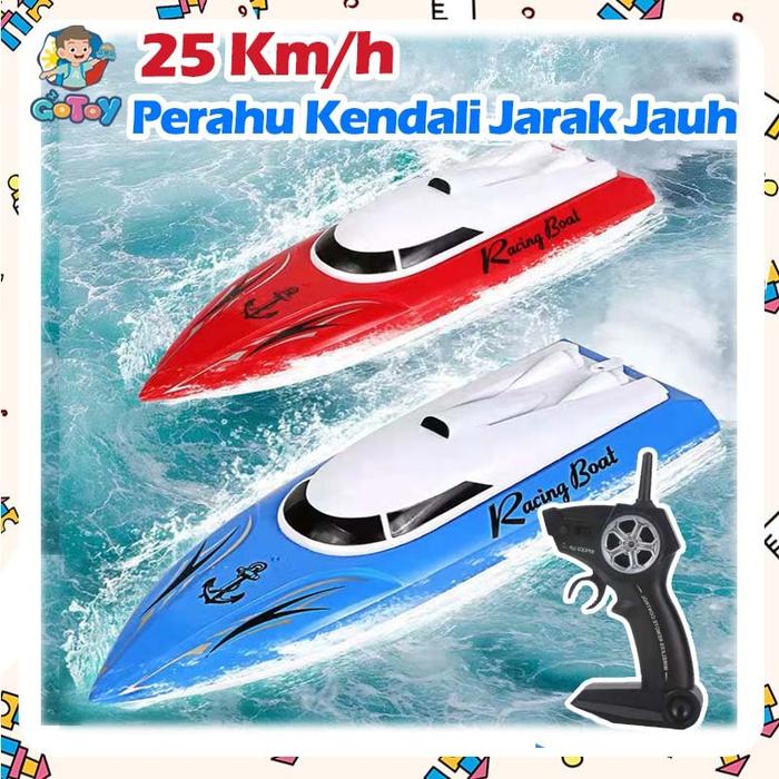 2.4GHz Kapal Remote Control Super Besar Model Kapal Remote Control Nirkabel Tahan Air Listrik RC Rac