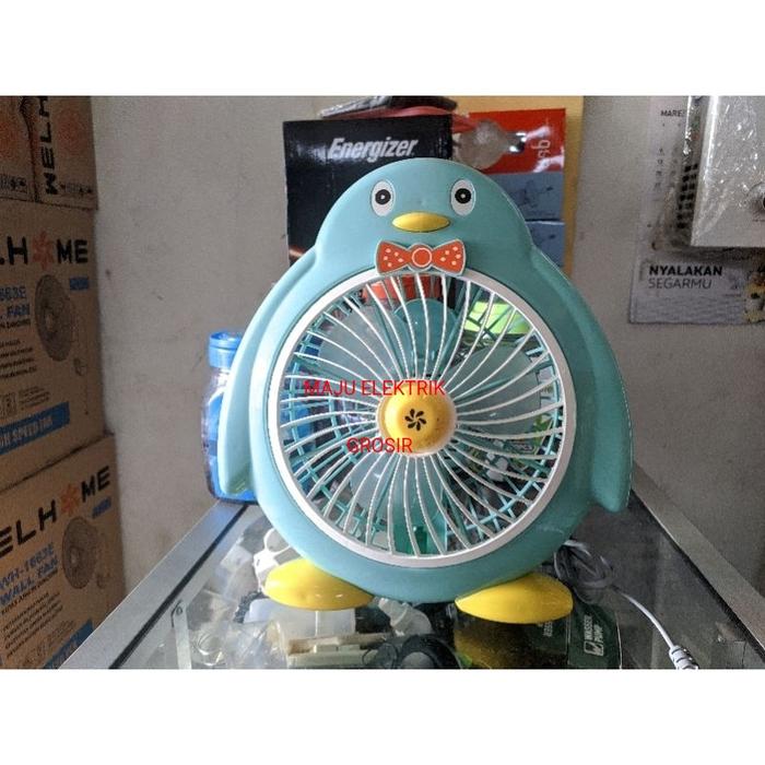 Kips angin karakter 8 inch box fan Pinguin