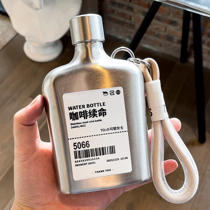 SELL 9oz Stainless Steel Hip Flask Liquor Wine Bottle Portable Outdoor Camping Vodka Flagon Whiskey
