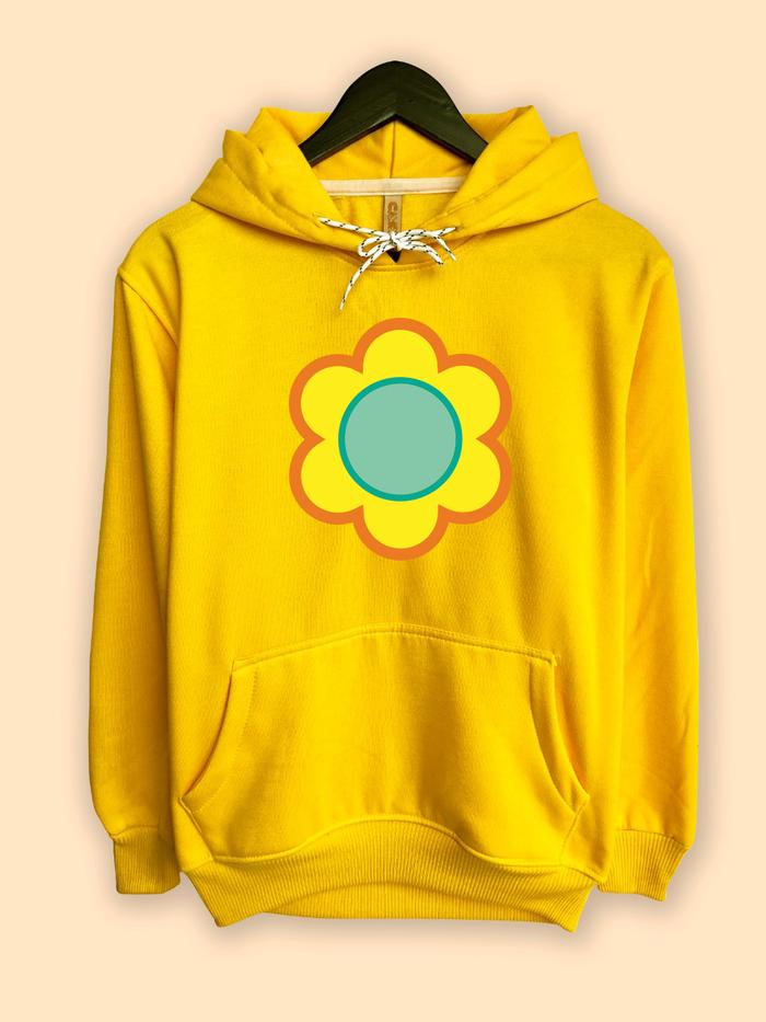 Hoodie Sweater Princess Daisy Bunga Flower Logo Super Mario Kart World Gaming