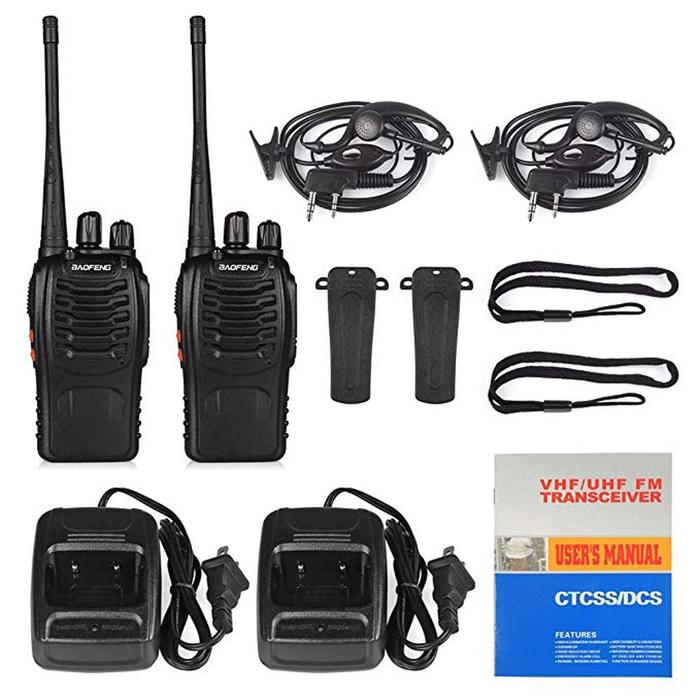 Handy Talky Baofeng Satu Pasang / HT Baofeng BF 888S / Baofeng Handy Talky Radio HT/ Antena Radio HT