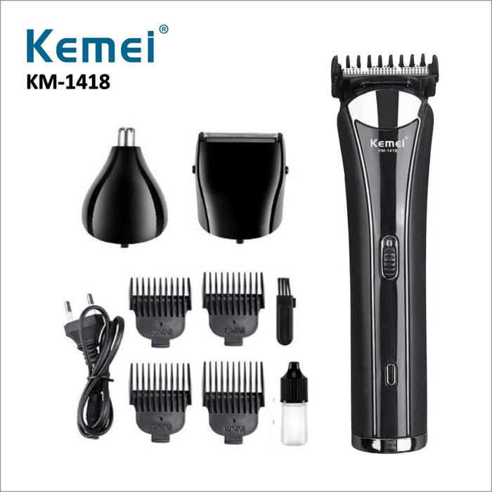 Alat Cukur Rambut Elektrik Kemei KM 1419/KM-1419 & KM-1407/KM 1407 3 in 1 - Professional Hair Clipp