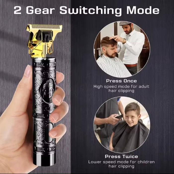 Alat Cukur Rambut Profesional Hair Clipper Vintage / Alat Cukur Elektrik Mesin Cukur Rambut Cas