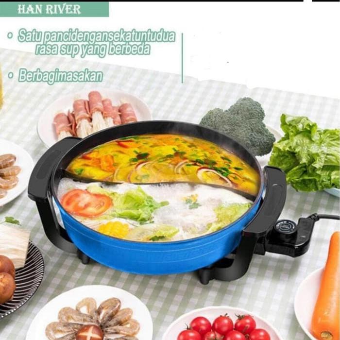 SHABU STEAMBOAT SUKI PAN ELECTRIC YC702 / PANCI SHABU HOT POT ELEKTRIK