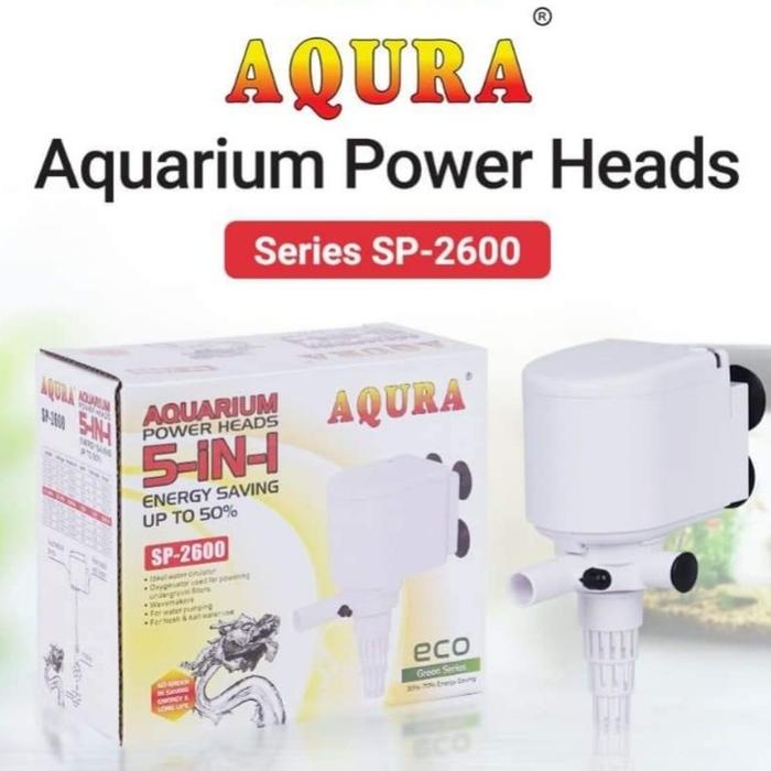 AQURA 2600 sp-2600 mesin pompa filter aquarium - pompa celup akuarium aquascape Submersible Pump Pow