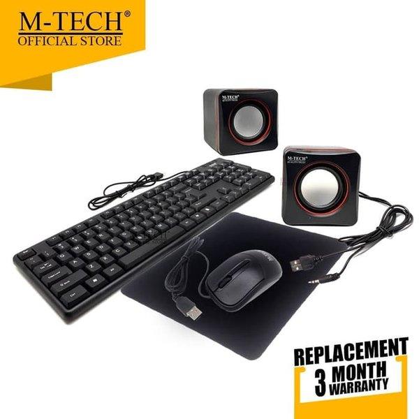 Keyboard komputer Laptop Paket M-Tech Original 4 in 1 Komplit