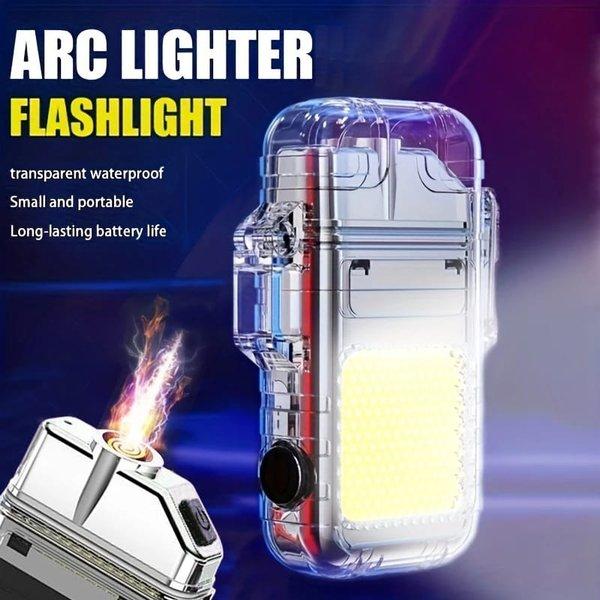 Elektrik Korek + Senter Emergency Lampu Korek Elektrik Gantungan Kunci