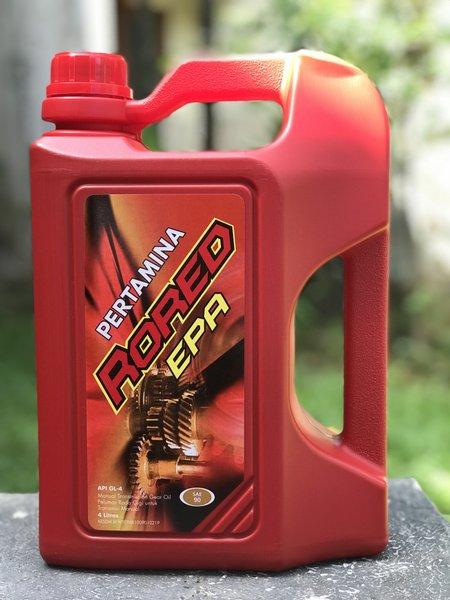 OLI PERTAMINA RORED EPA SAE 90 API GL-4 GALON 4 LITER
