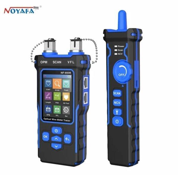 Optical Wire tracer cable tester noyafa opm vfl rj45 cat 5/6 poe ncv ac nf-8508 - wired fault locato