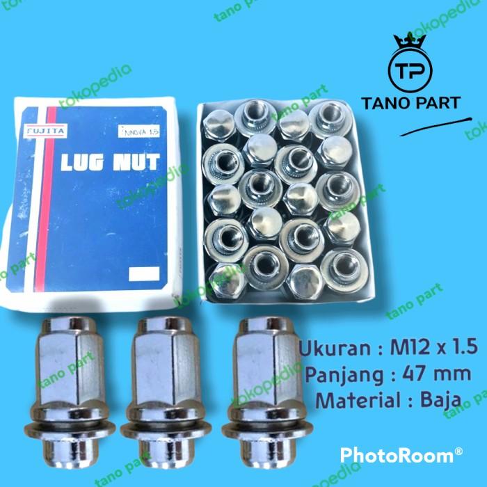 Mur Baut Roda/Lugnut M12X1.5 Innova Fortuner Isi 20 Baut