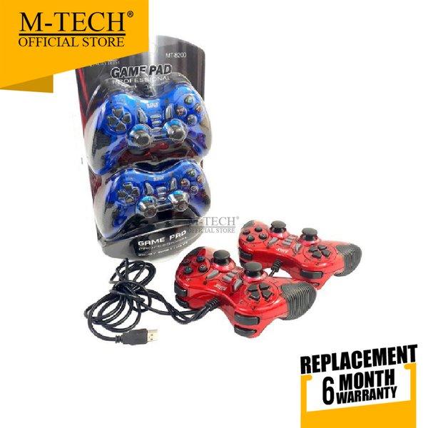Stik joystick Gamepad PC Komputer Laptop double M-Tech Turbo Original 8200