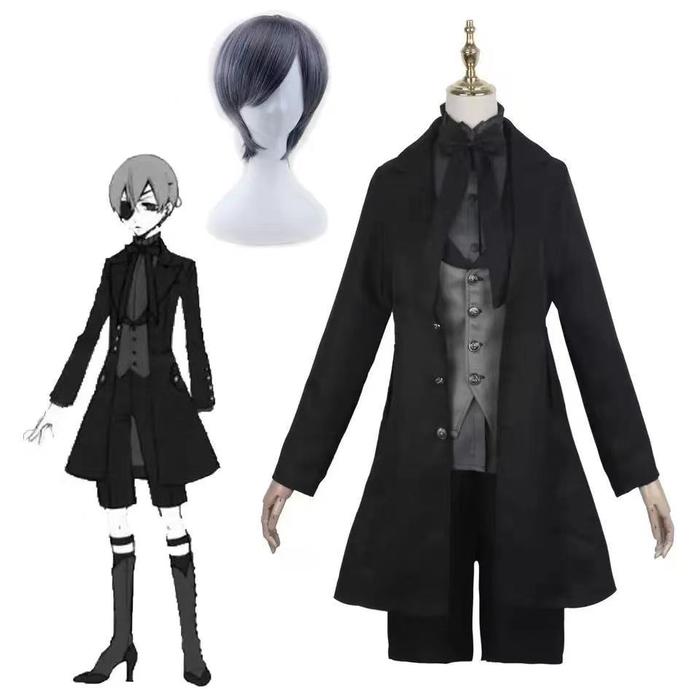 Black Butler Ciel Phantomhive Cosplay Costume Japanese Anime Carnival Party Devil Uniform