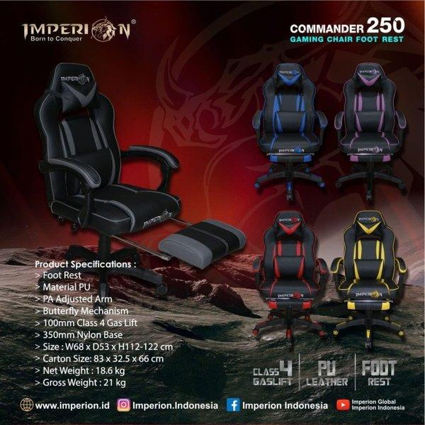 Gaming chair imperion professional Commander 250 - Kursi Kantor gaming commander-250