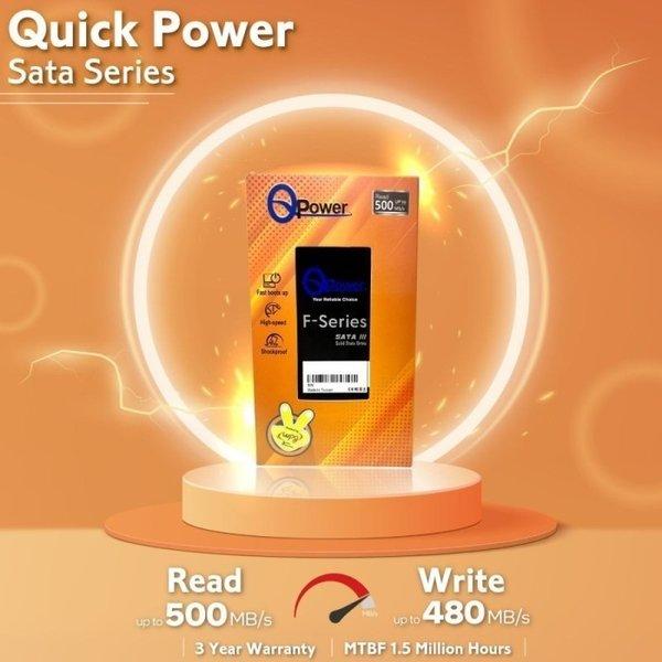 Ssd Qpower-F 128gb 2.5" sata III 6Gbps SLC 3d Nand for pc laptop enclosure SMV Qp128gsa68 - solid st