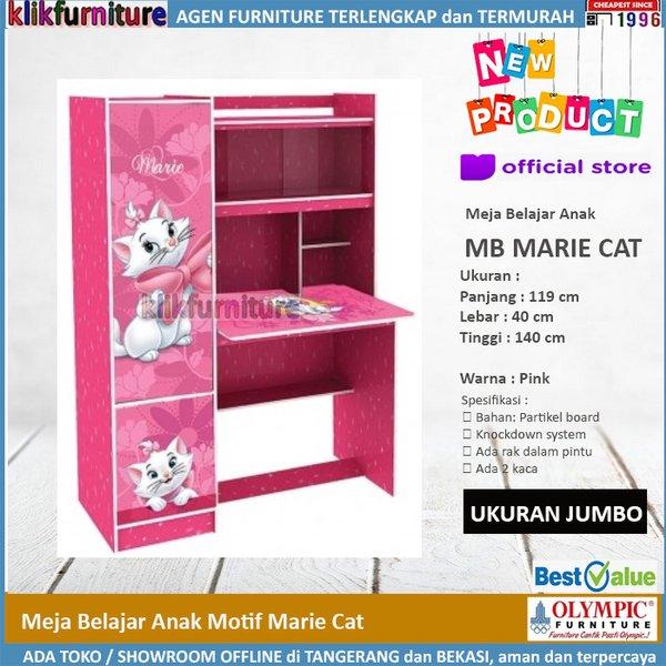 Meja Belajar Anak Motif MARIE THE CAT by Olympic