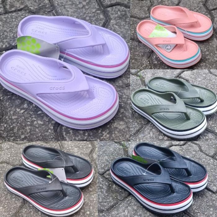 BEST SENDAL CROCS / CROCS JEPIT / SANDAL CROCS PLATFORM FLIP UNISEX
