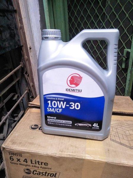 OLI IDEMITSU SAE 10W-30 GALON 4 LITER API SM CF