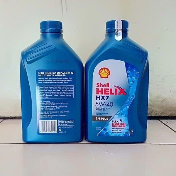 OLI SHELL HELIX HX7 SAE 5W-40 SN PLUS FULLY SYNTHETIC ISI 1 LITER