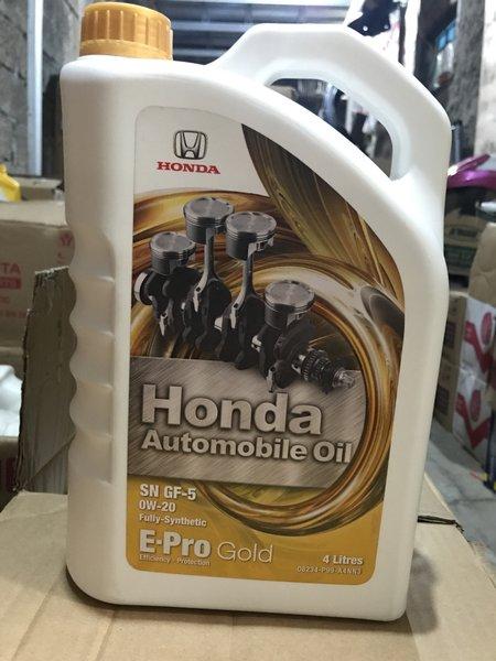 oli honda gold sae 0w-20 galon 4 liter
