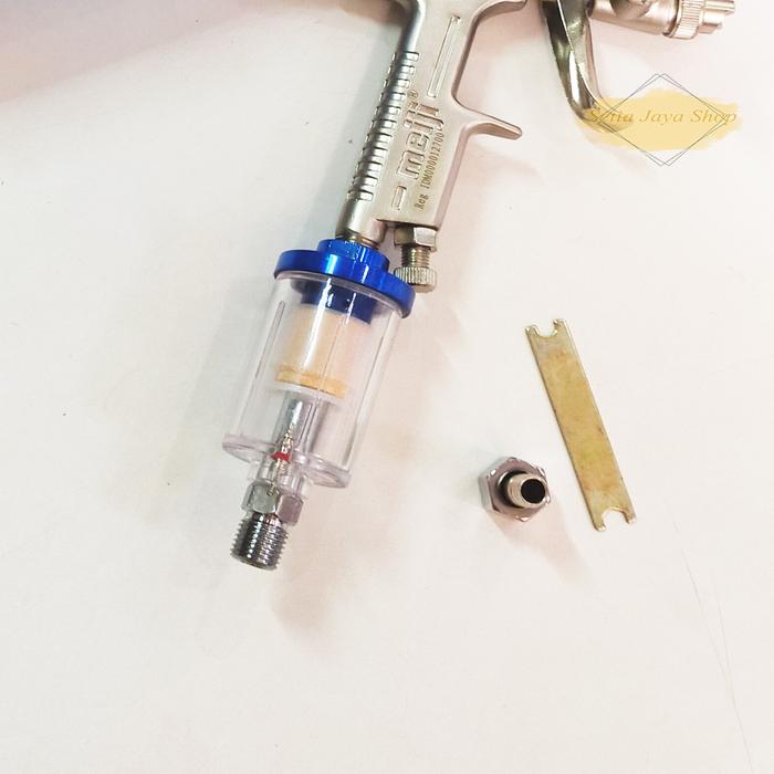 Air Water Oil Filter Separator Filter 1/4 Air Saringan Udara Kompresor Untuk Spet Cat Spray Gun, fil