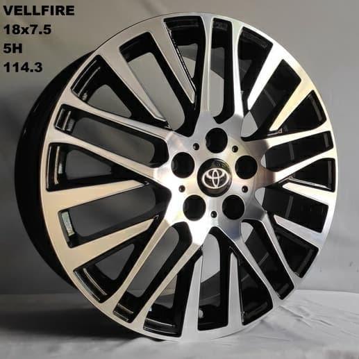 Velg Vellfire / Alphard 18X7.5 ( Khusus Pembelian 1 Pcs ) Harga Khusus