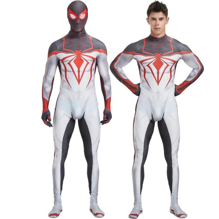 Adults Kids Miles Morales PS5 Spiderman cosplay Peter Parker Superhero Cosplay Costume Full Bodysuit
