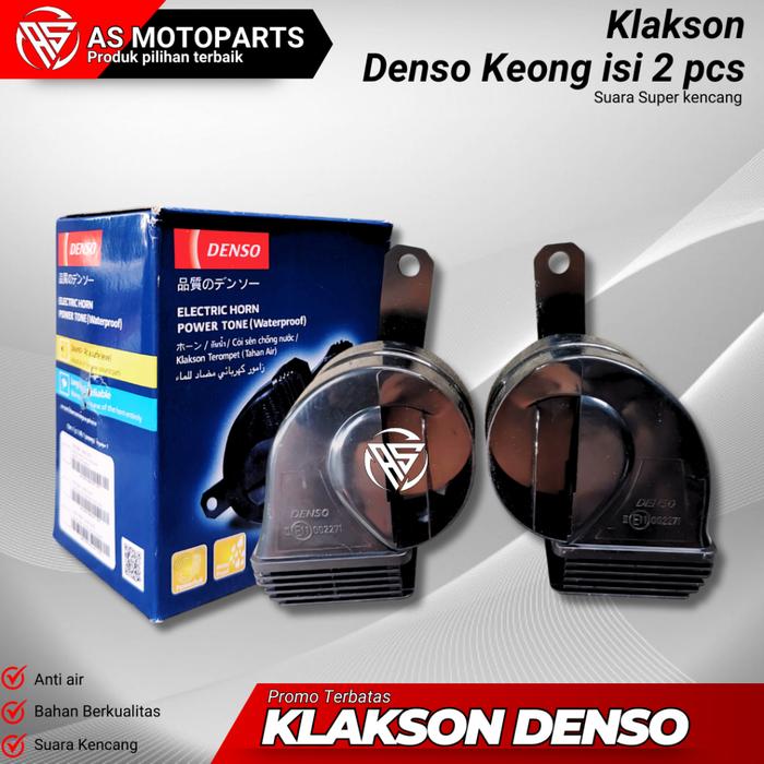 PAKET KLAKSON DENSO KEONG KLAKSON MOTOR/MOBIL MODEL KEONG KLAKSON KEONG DENSO WATERPROOF KLAKSON