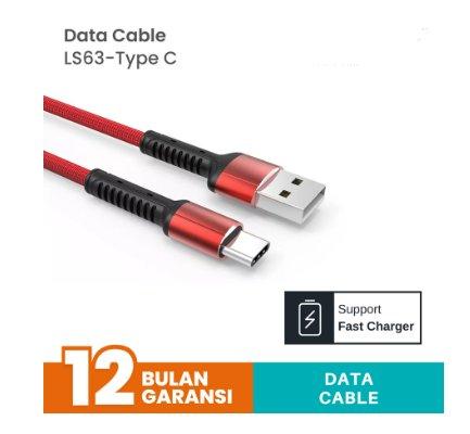 Cable Usb-A to type-c secret g Charge sync 100cm 5A fast charging Ls63-5A - Kabel data 1m 1 meter ls