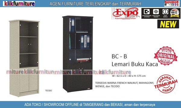 BC-B EXPO Lemari Rak Buku Kaca
