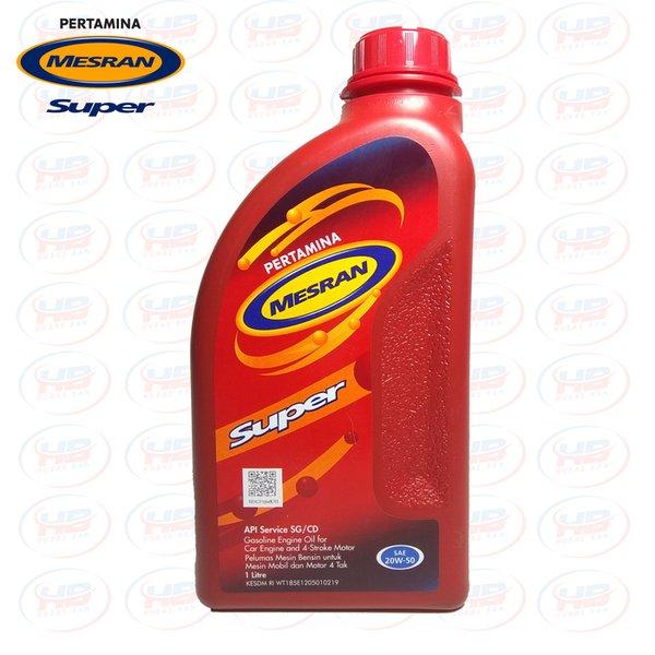 OLI PERTAMINA MESRAN SUPER SAE 20W-50 ISI 1 LITER