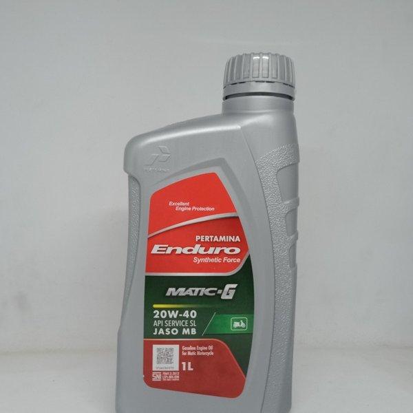 Oli Motor Matic Enduro Matic G SAE 20w-40 api SL JASO MB isi 800ml