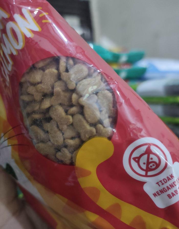 MISTER PUSS SALMON 1KG 2Pcs  MAKANAN KUCING MURAH