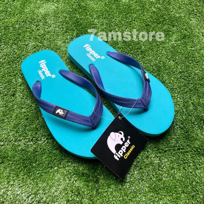 BEST SANDAL JEPIT FIPPER CLASSIC GREEN PHILIPS NAVY ORIGINAL