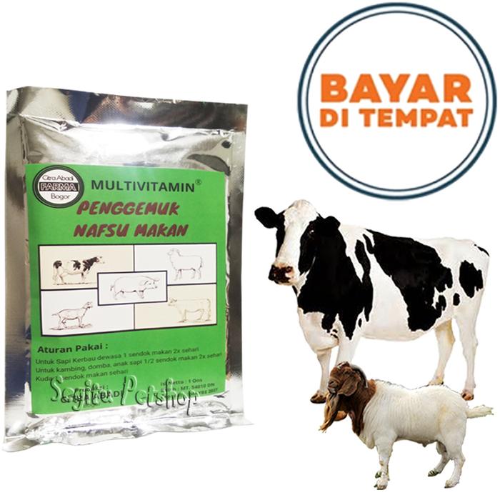 Multivitamin Penggemuk Sapi Kambing Kerbau Domba Kuda Hewan Ternak