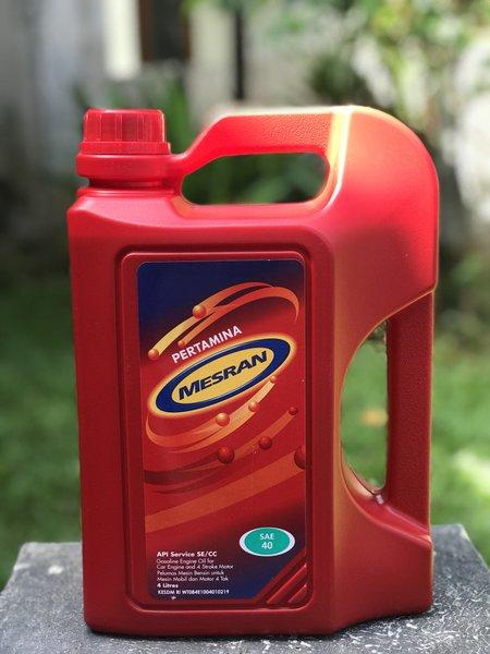 Oli pertamina mesran sae 40 galon 4 liter