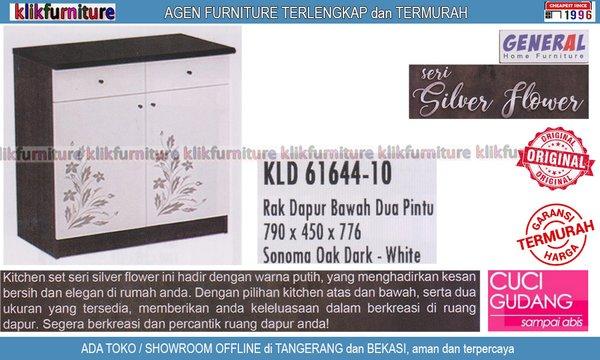 KLD 61644 GENERAL Kitchen Set Olympic Bawah 2 Pintu