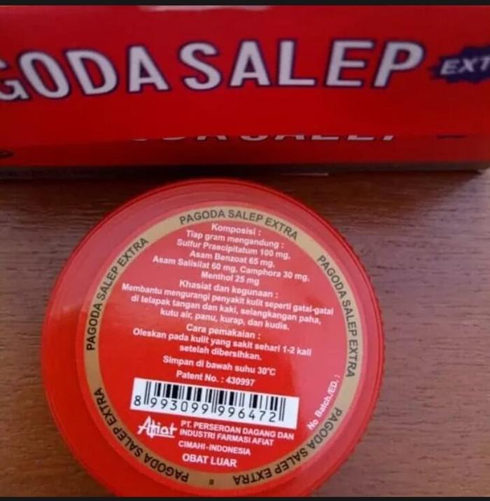 Pagoda Salep Extra 10gr - Salep Gatal-gatal, Panu, Kudis, Kutu air