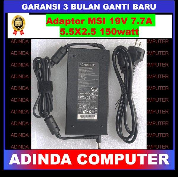 Adaptor Charger MSI GS60 GS70 GE62 GS40 GS63 GL62 PX60 MS-16H7 150Watt