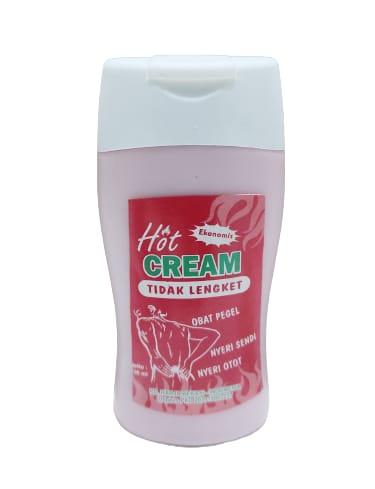 COD Hot Cream Ekonomis Kemasan Botol 100 ml - Hotin Cream Merah - Hotin Krim Urut - Krim Pegal Pegal