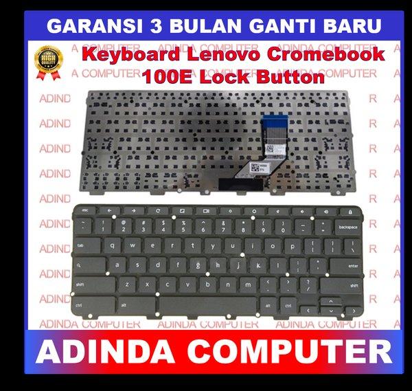 Keyboard Lenovo Chromebook 11 100e YOGA N24 500e N3350 Lock Button Google Version