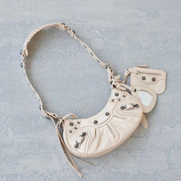 bag Balen tas Le Cagole XS Bag in Sand Beige