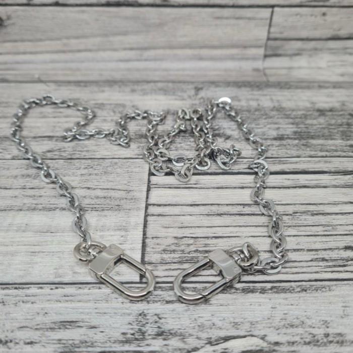 Bag strap chain Caiser Silver / rantai tali tas strap tas SILVER padat