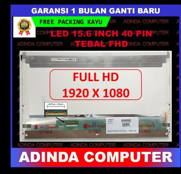 LED LCD Lenovo Y580 LP156WF1 (TL) (C1) 15.6 Inch 40 Pin Tebal Full HD