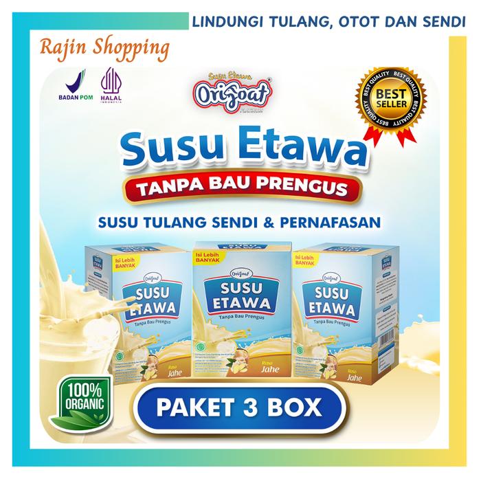 Susu Origoat Susu Kambing Etawa Herbal Alami Kemasan 125 gram - Susu Origoat Untuk Nyeri Sendi dan A