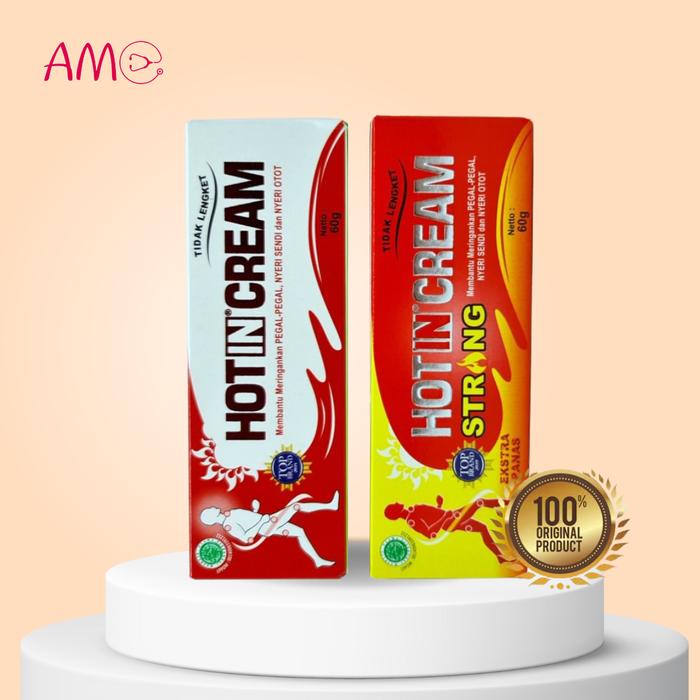 Hot In Cream Tube 60 gr / cream membantu mengurangi pegal dan nyeri sendi