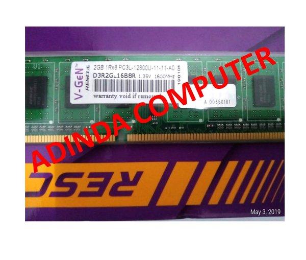 Memory RAM PC CPU DDR3 2GB VGEN